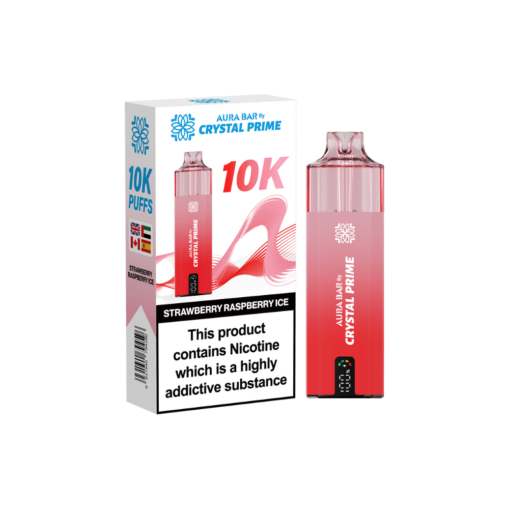 Crystal Prime Aura Bar 10k Vape Kit Box of 5