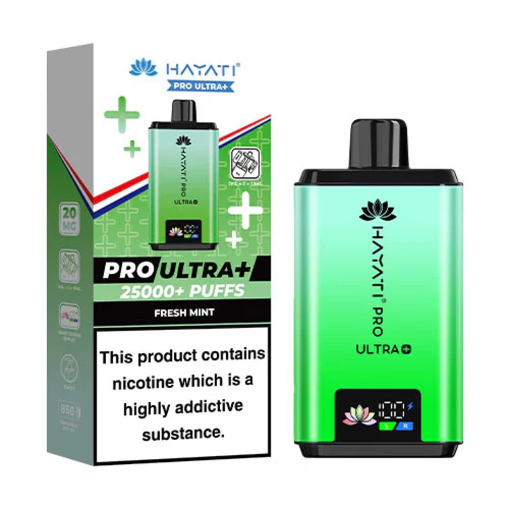 Hayati Pro Ultra Plus 25k Vape Kit Box of 5