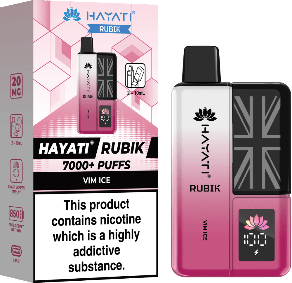  Vim Ice Hayati Rubik 7000 Vape Kit Box of 5