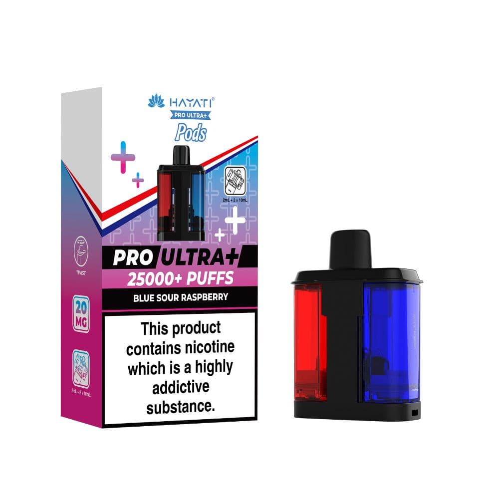  Blue Sour Raspberry Hayati Pro Ultra Plus 25K Pods Pack of 5
