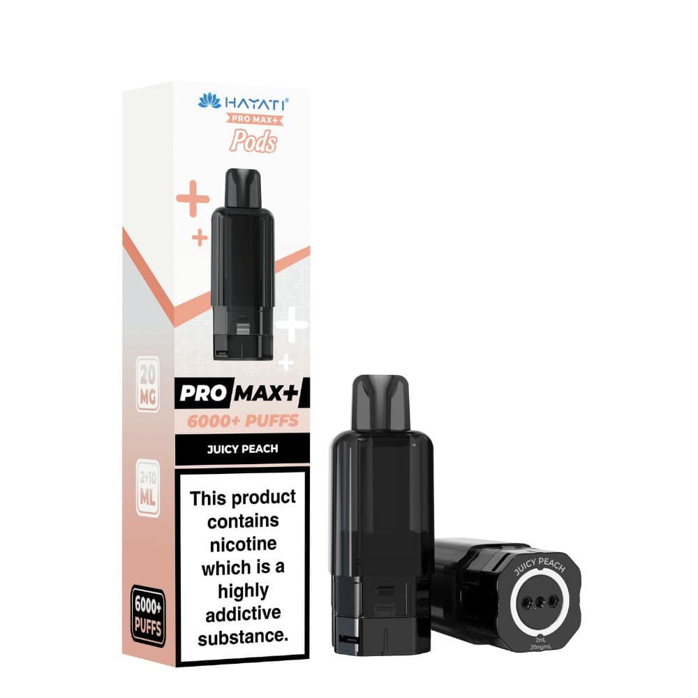  Juicy Peach Hayati Pro Max Plus 6000 Pods Pack of 5