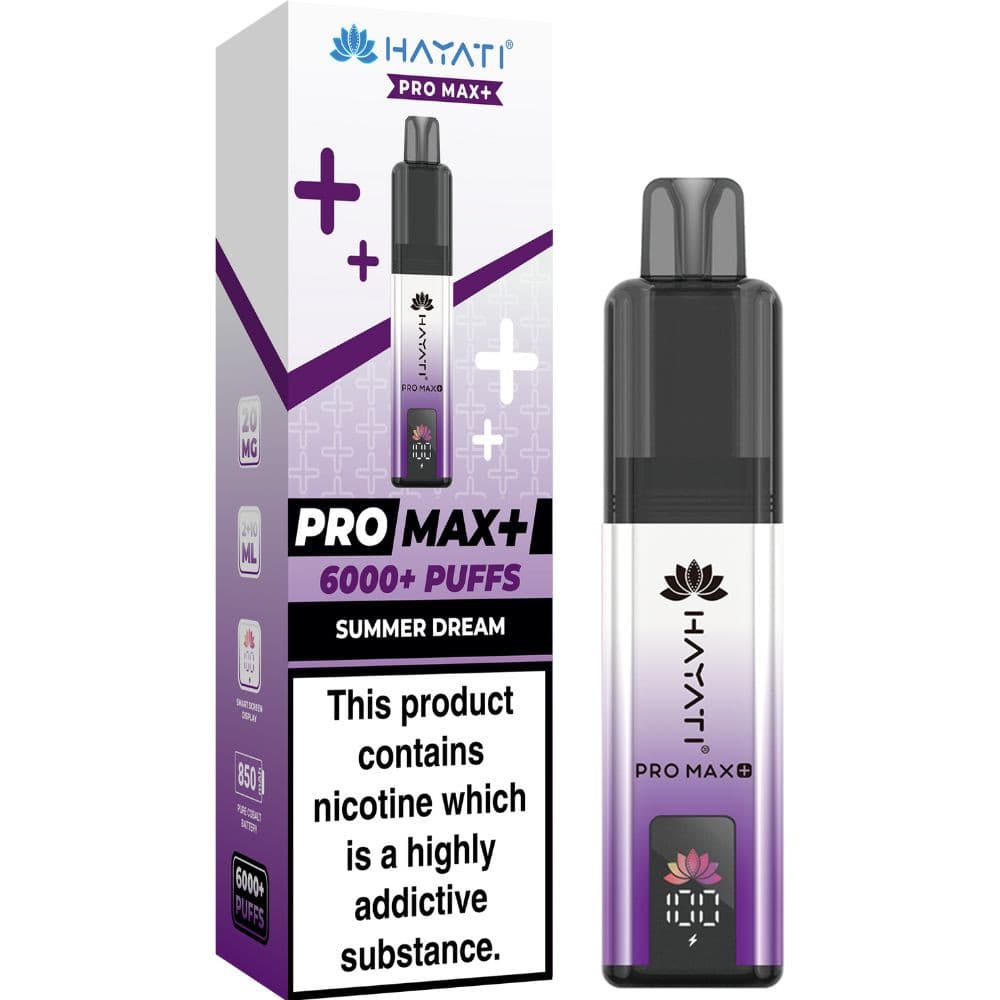  Summer Dream Hayati Pro Max Plus 6000 Vape Kit Box of 5