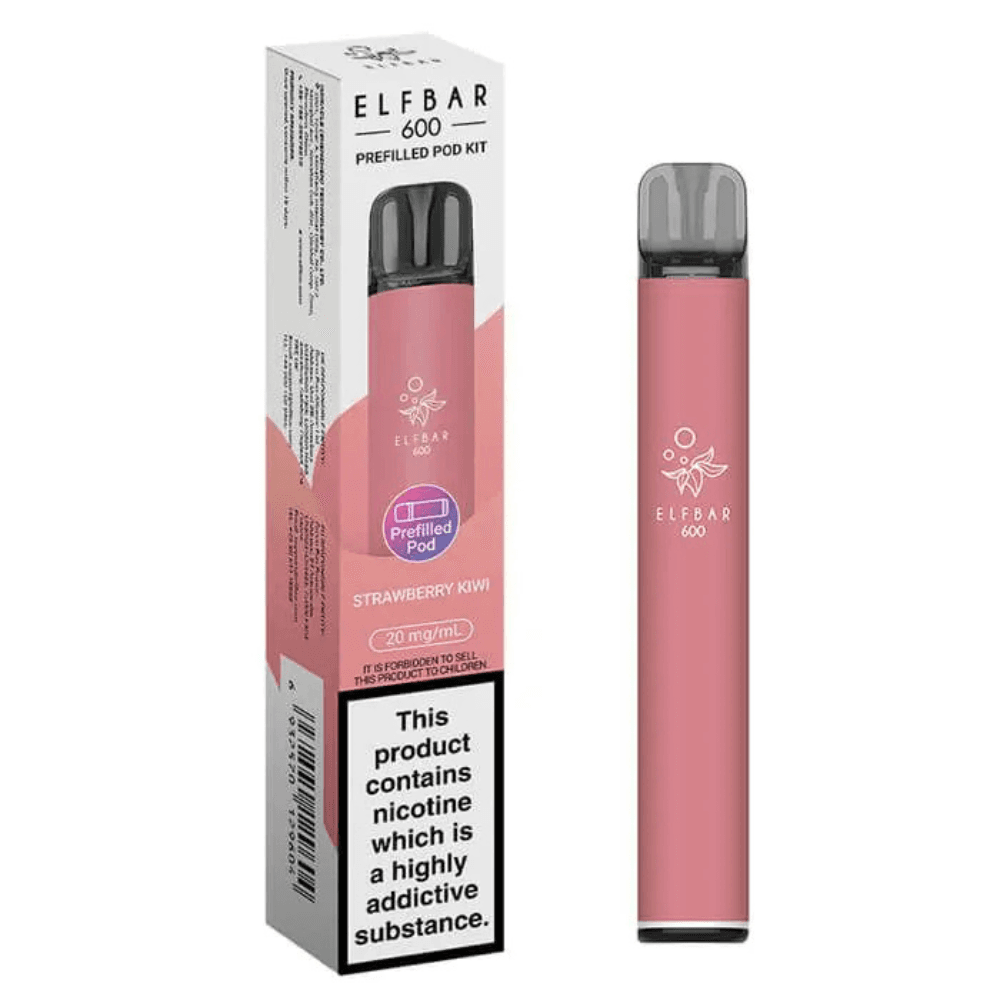  Strawberry Kiwi Ske Crystal Original 600 Vape Kit Box of 10