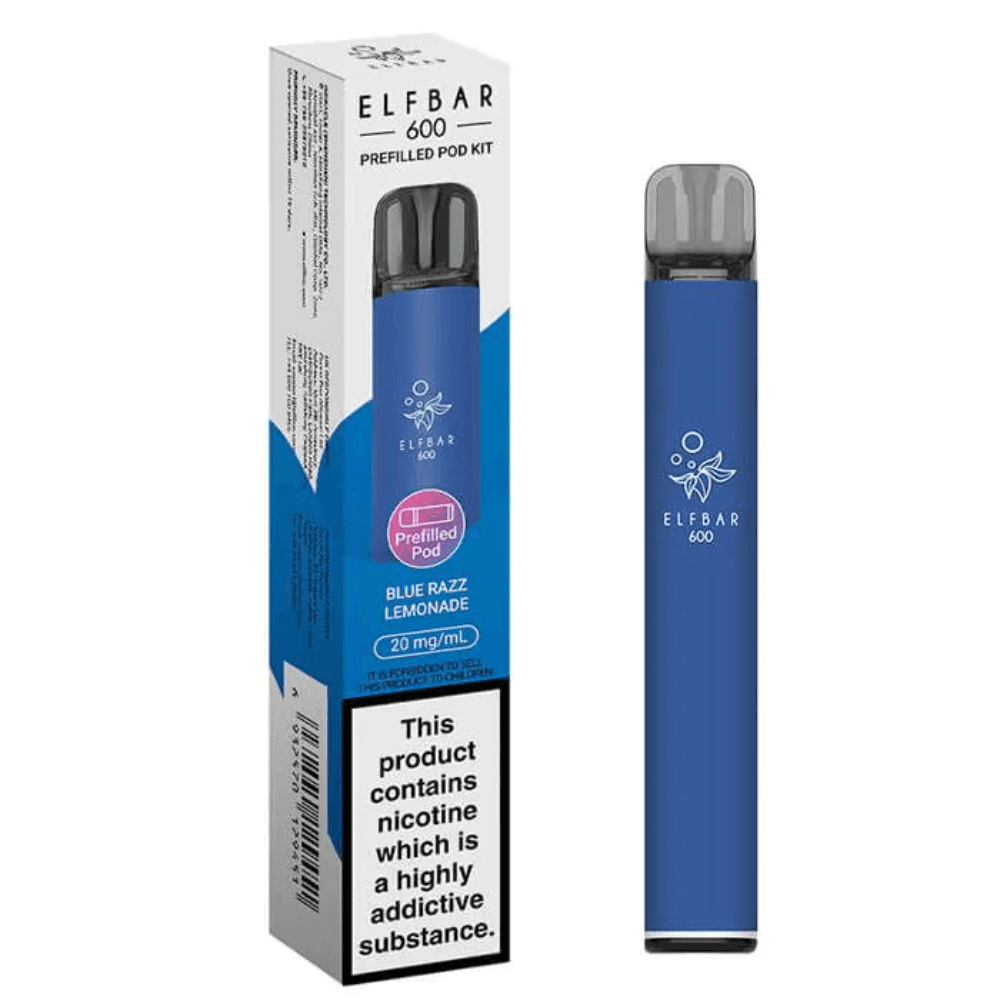  Blue Razz Lemonade Ske Crystal Original 600 Vape Kit Box of 10