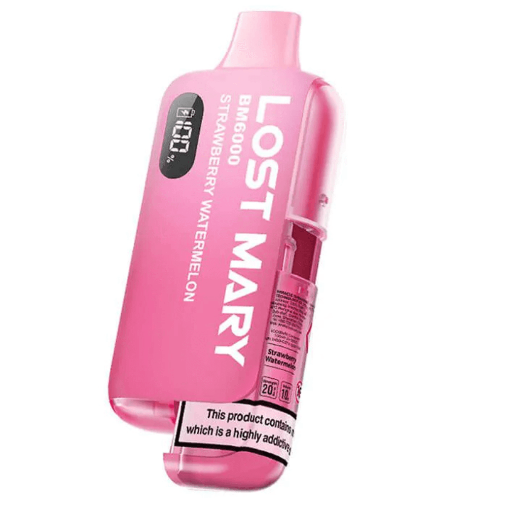  Strawberry Watermelon Lost Mary Bm6000 Vape Kit Box of 5