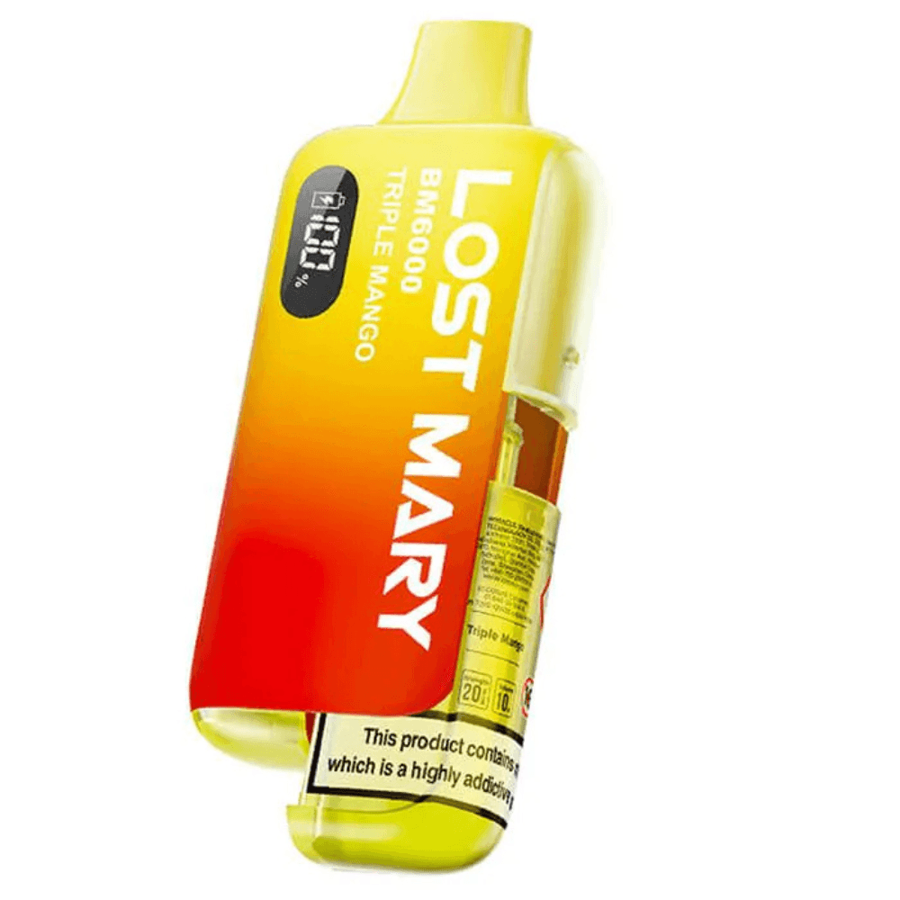  Triple Mango Lost Mary Bm6000 Vape Kit Box of 5