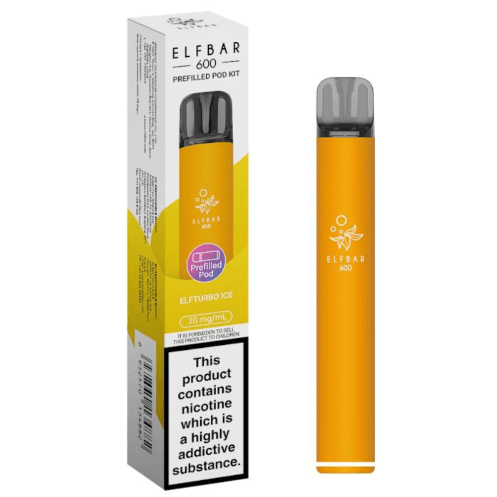  Elfturbo Ice Ske Crystal Original 600 Vape Kit Box of 10