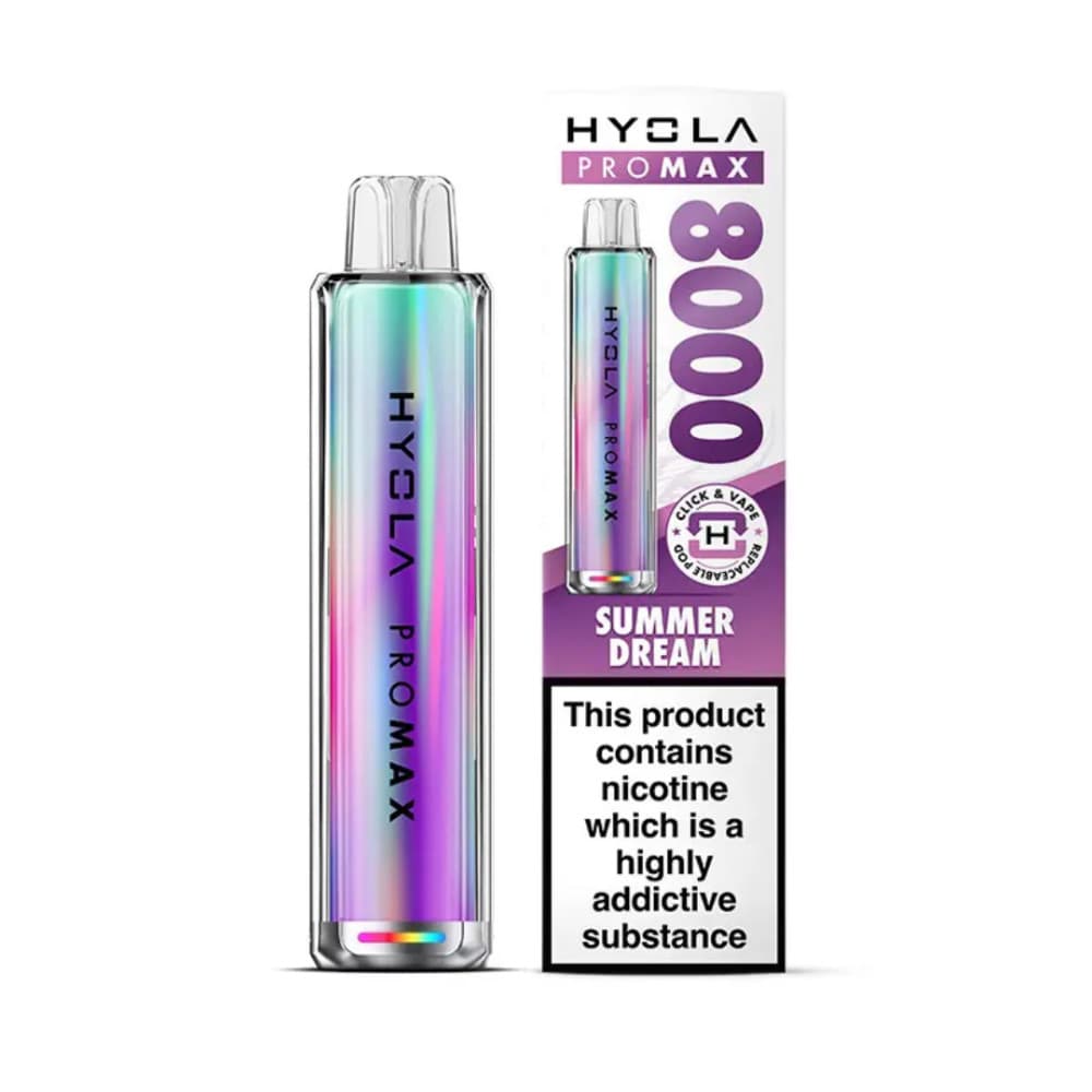  Summer Dream Hyola Pro Max 8000 Vape Kit Box of 5