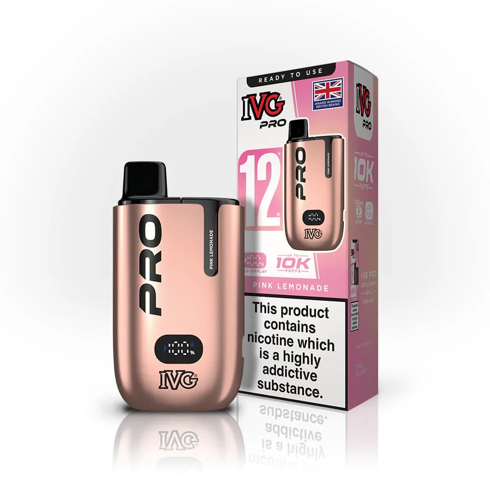  Pink Lemonade IVG Pro 10k Vape Kit Box of 5