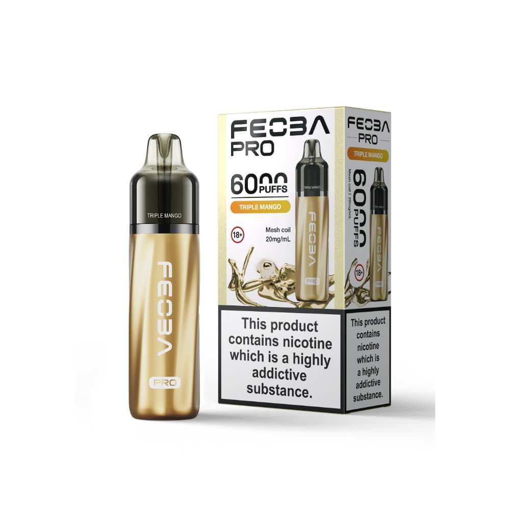  Triple Mango Feoba Pro Plus 6000 Vape Kit Box of 5