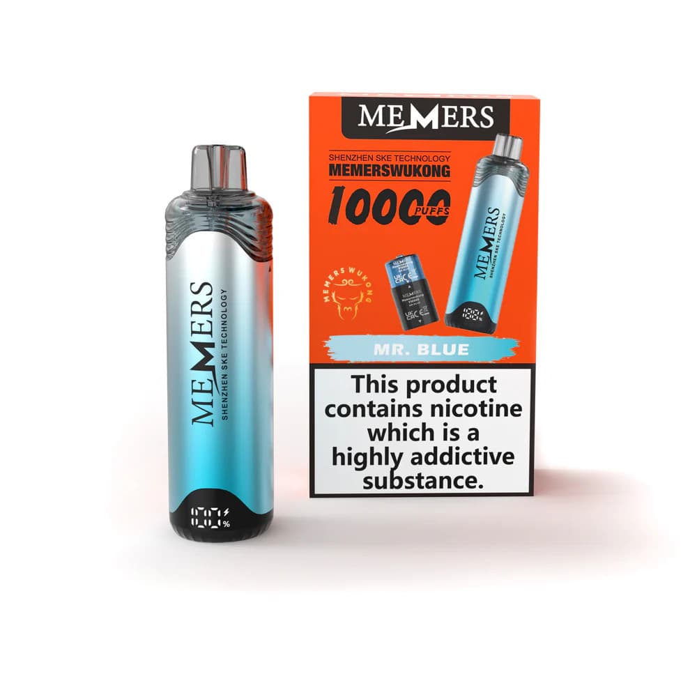  Mr. Blue Memers Wukong V10000 Vape Kit Box of 5