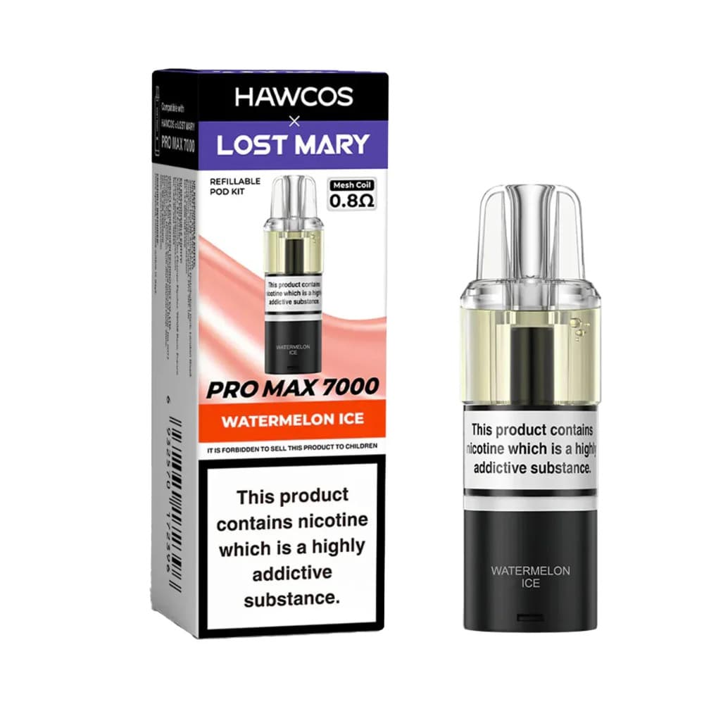  Watermelon Ice Lost Mary Hawcos Pro Max 7000 Pods Pack of 5