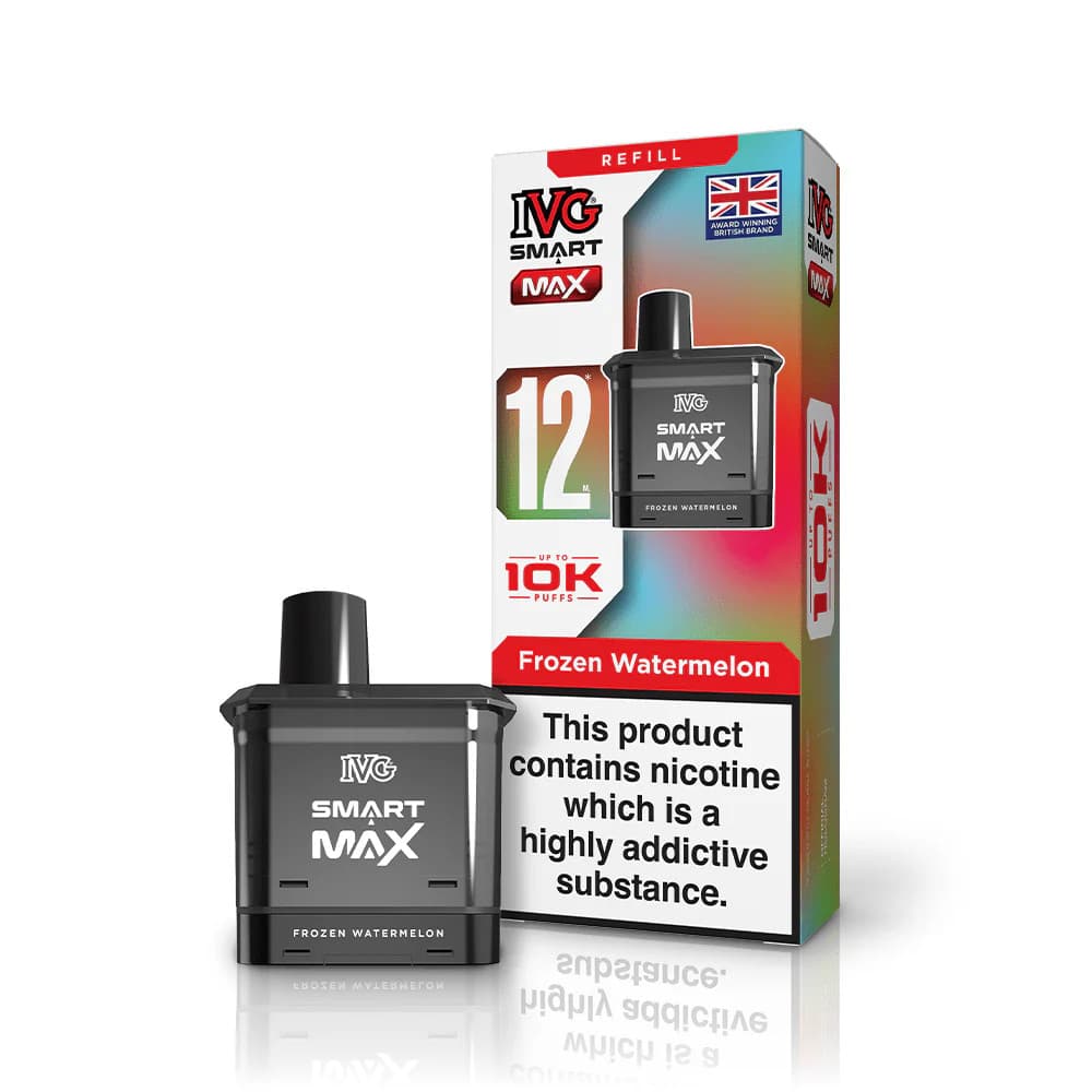  Frozen Watermelon IVG Smart Max 10k Pods Pack of 5 | Refill Containers