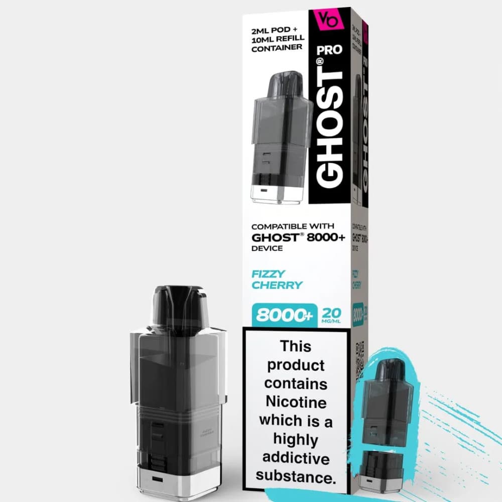  Fizzy Cherry Ghost Pro 8000 Pods Pack of 5