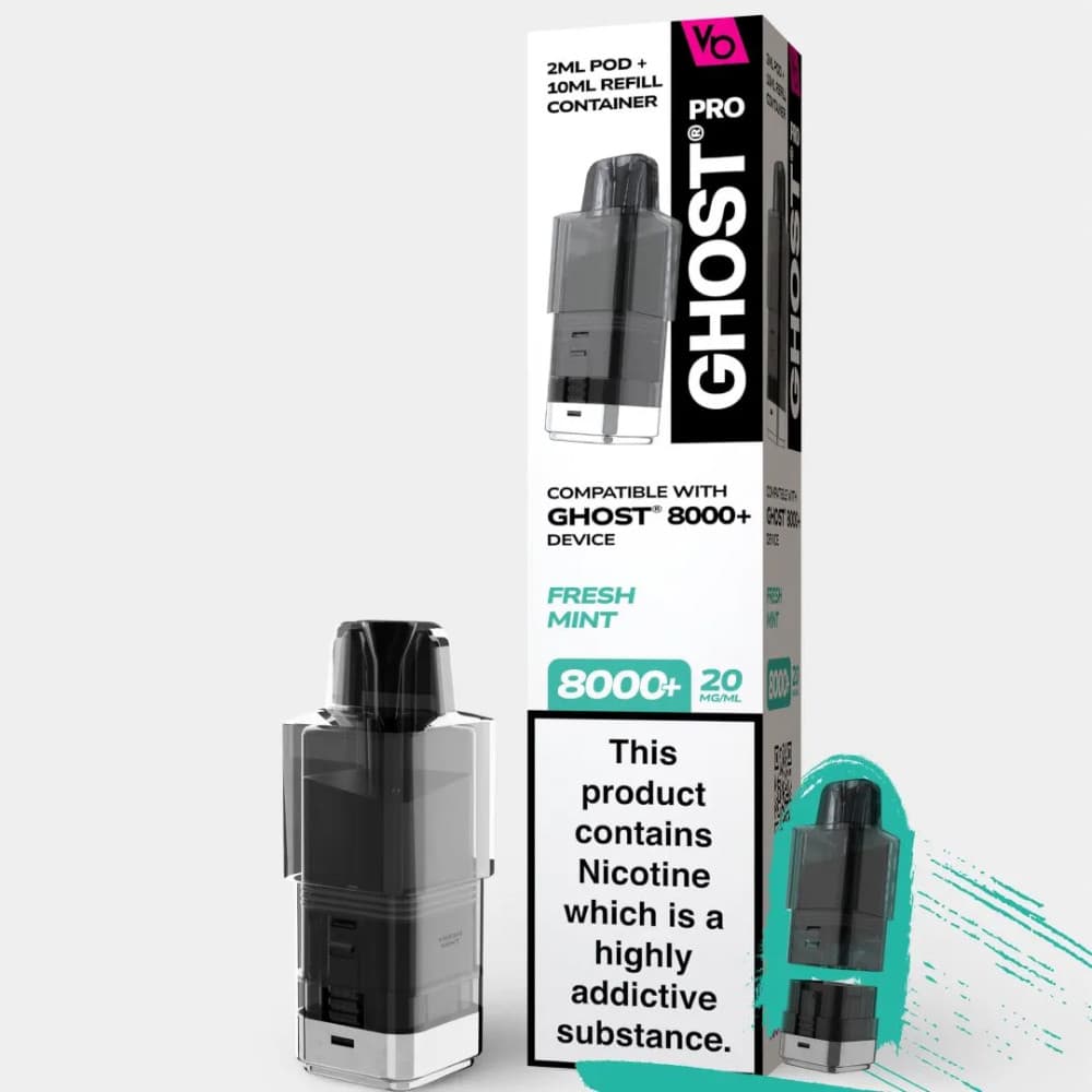 Fresh Mint Ghost Pro 8000 Pods Pack of 5