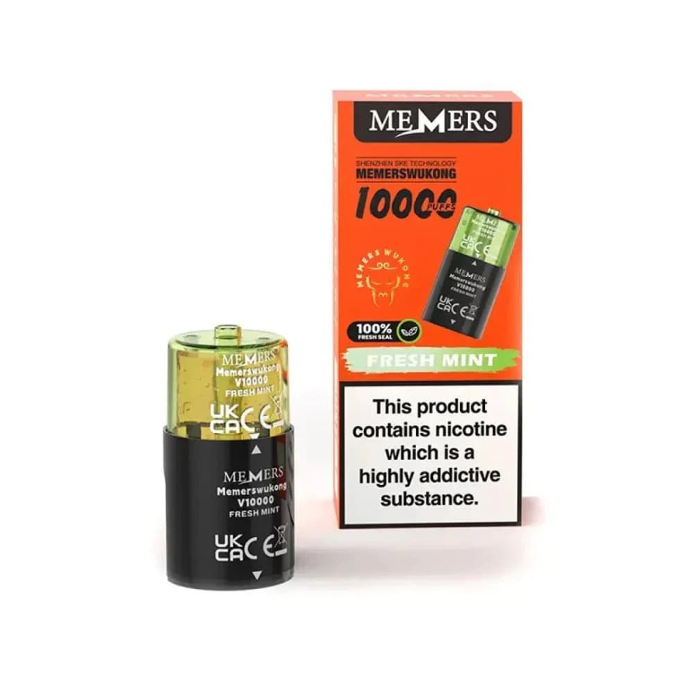  Fresh Mint Ske Memers V10000 Pods Pack of 5