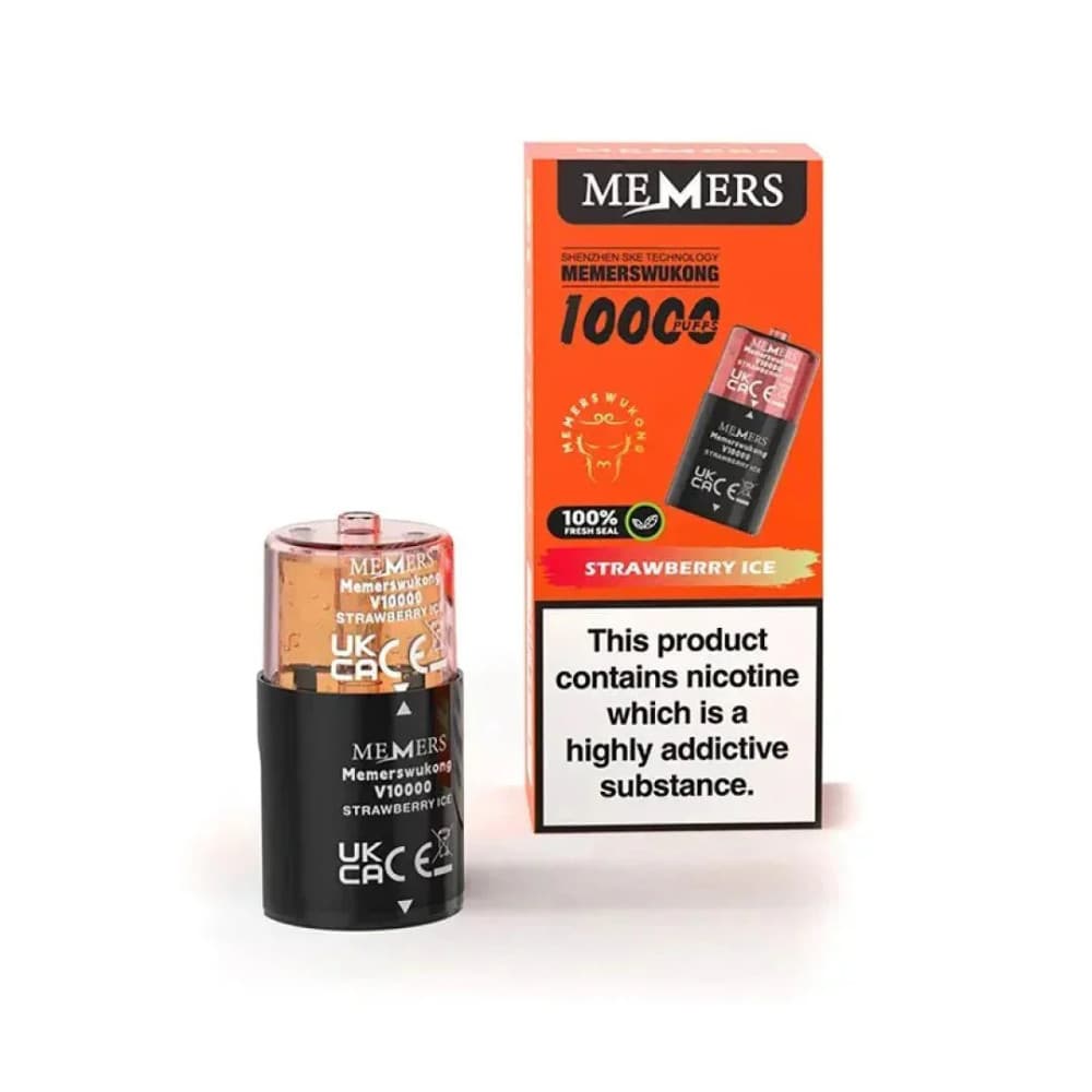  Strawberry Ice Ske Memers V10000 Pods Pack of 5
