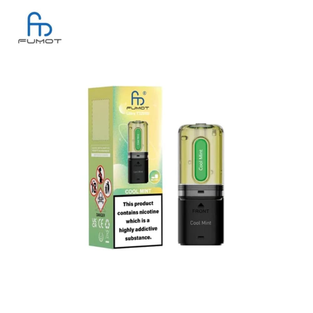  Cool Mint RandM Fumot T32000 Ultra Pods Pack of 5