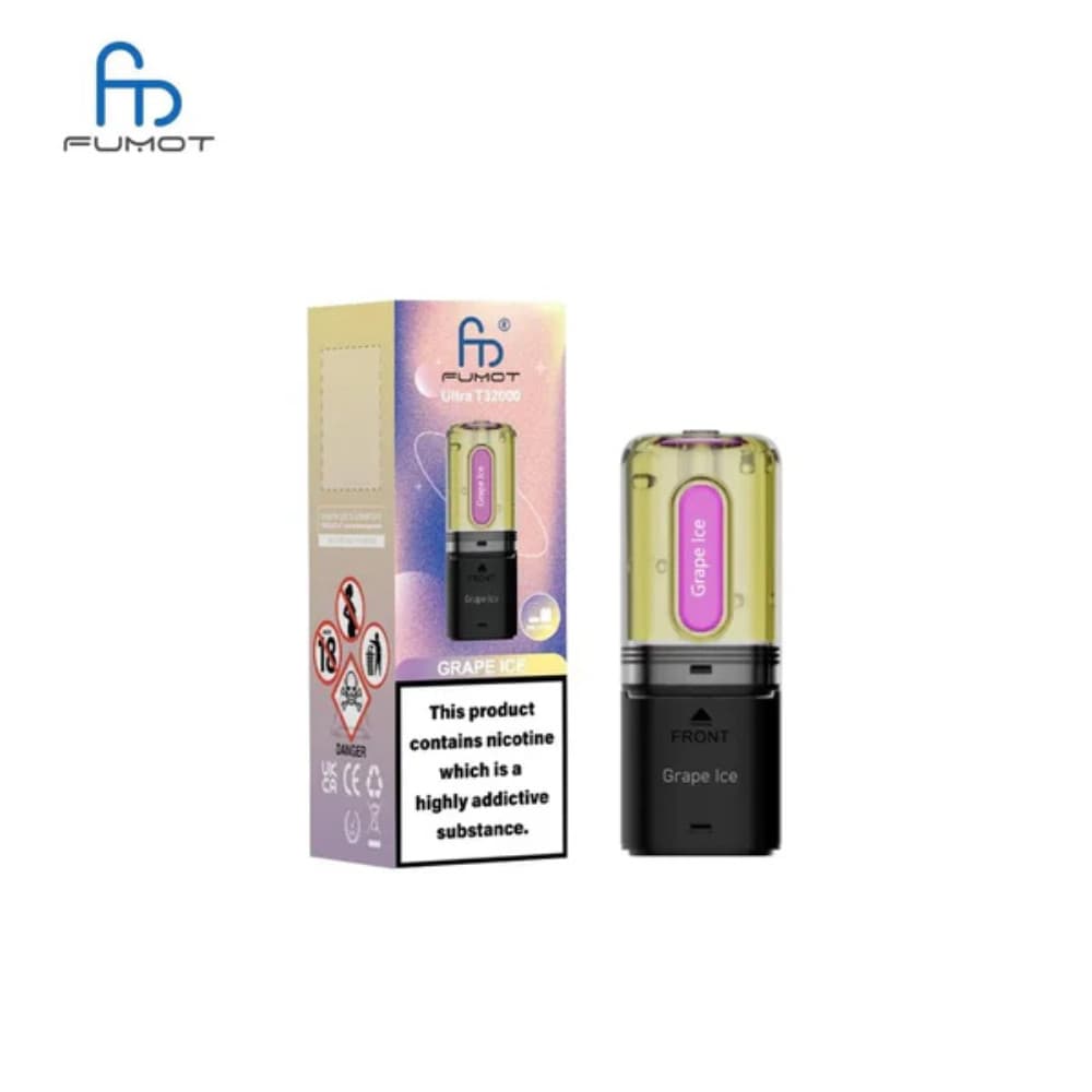  Grape Ice RandM Fumot T32000 Ultra Pods Pack of 5