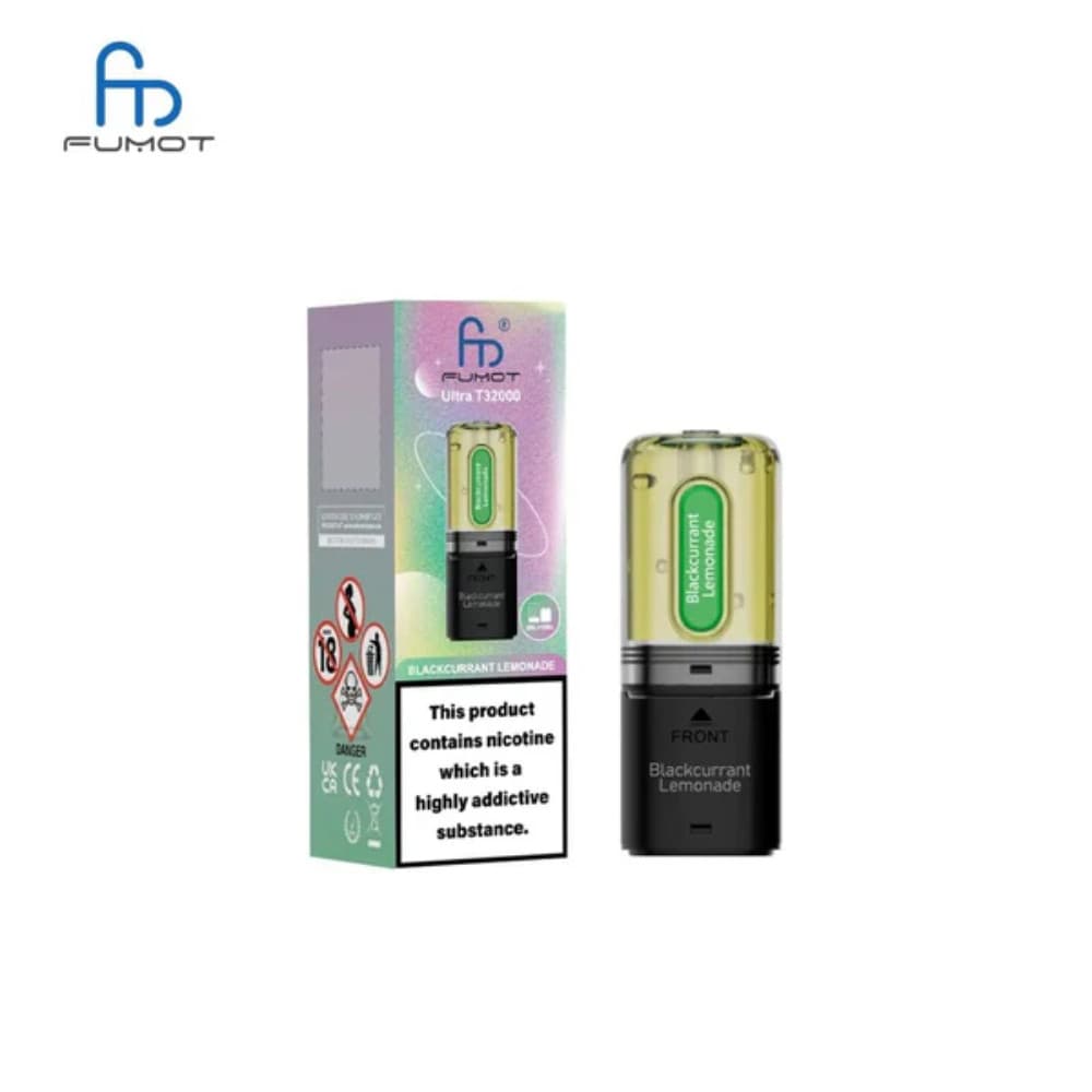  Blackcurrant Lemonade RandM Fumot T32000 Ultra Pods Pack of 5