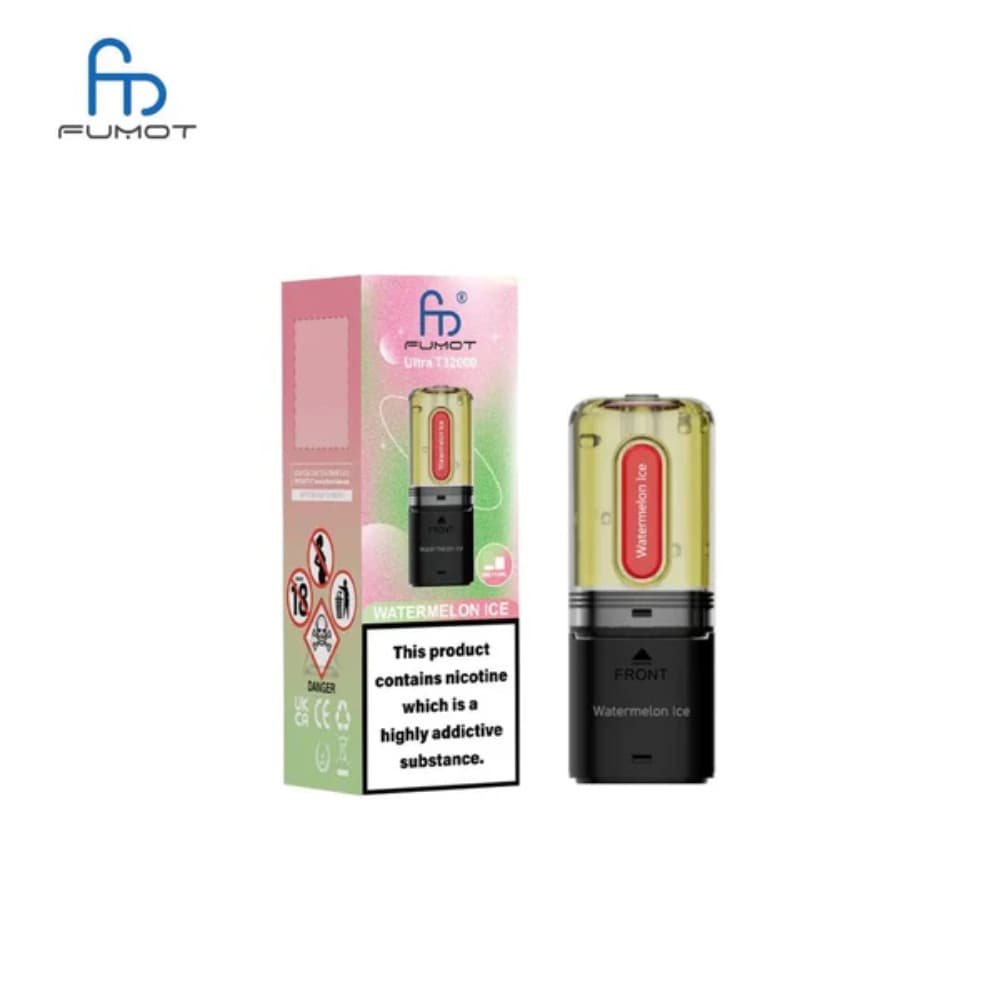  Watermelon Ice RandM Fumot T32000 Ultra Pods Pack of 5