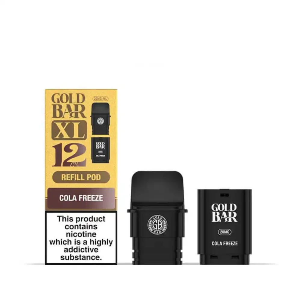  Cola Freeze Gold Bar XL 10k Pods Pack of 5