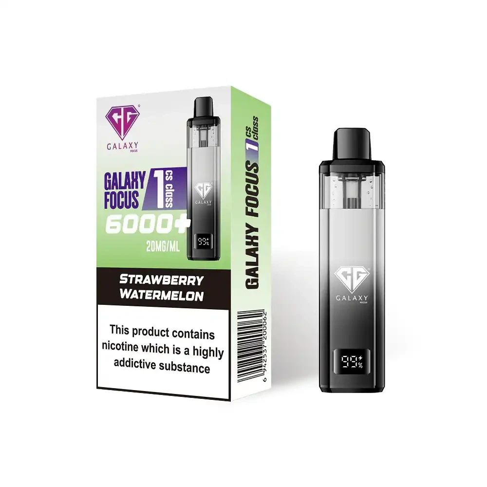  Strawberry Watermelon Crystal Galaxy Focus 6k Vape Kit Box of 5