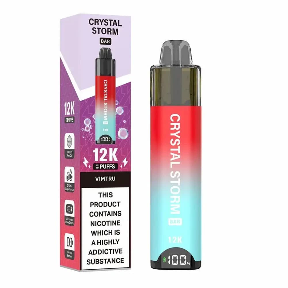  Vimtru Crystal Strom Bar 12k Vape Kit Box of 5