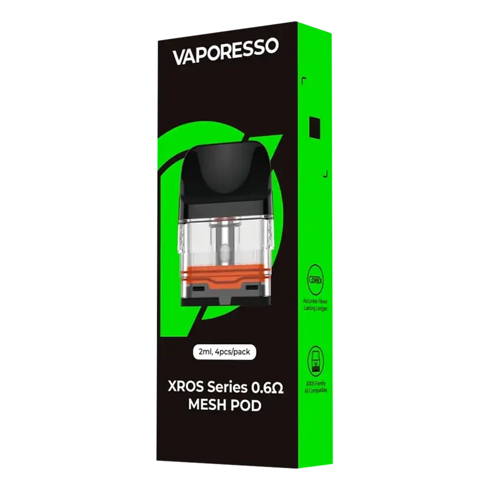  0.4ohm Mesh Pod Vaporesso Xros Replacement Pods 4 Packs
