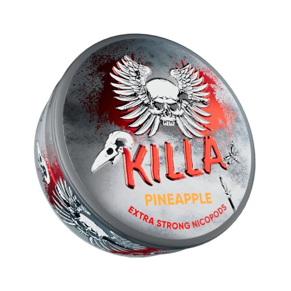  Pineapple / 16mg Killa Nicotine Pouches 10 Packs