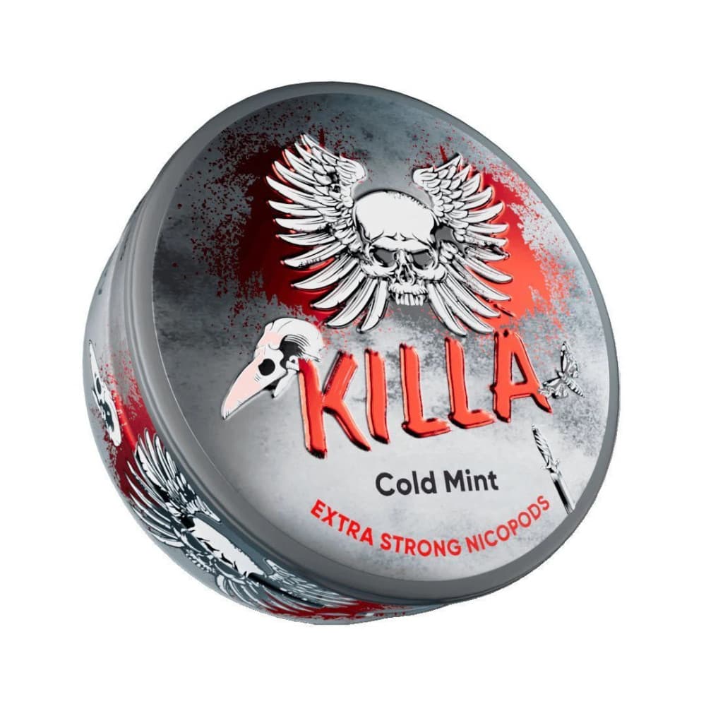  Cold Mint / 16mg Killa Nicotine Pouches 10 Packs