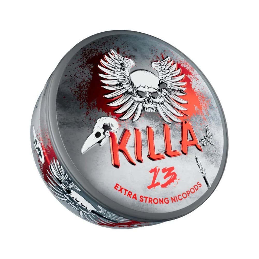  13(Thirteen) / 16mg Killa Nicotine Pouches 10 Packs