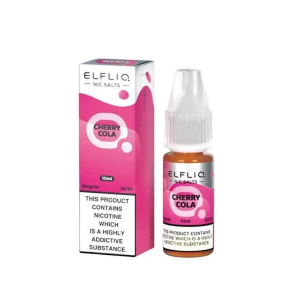  Cherry Cola / 10mg Elf Bar Elfliq Nic Salt E-Liquids 10ml Box of 10