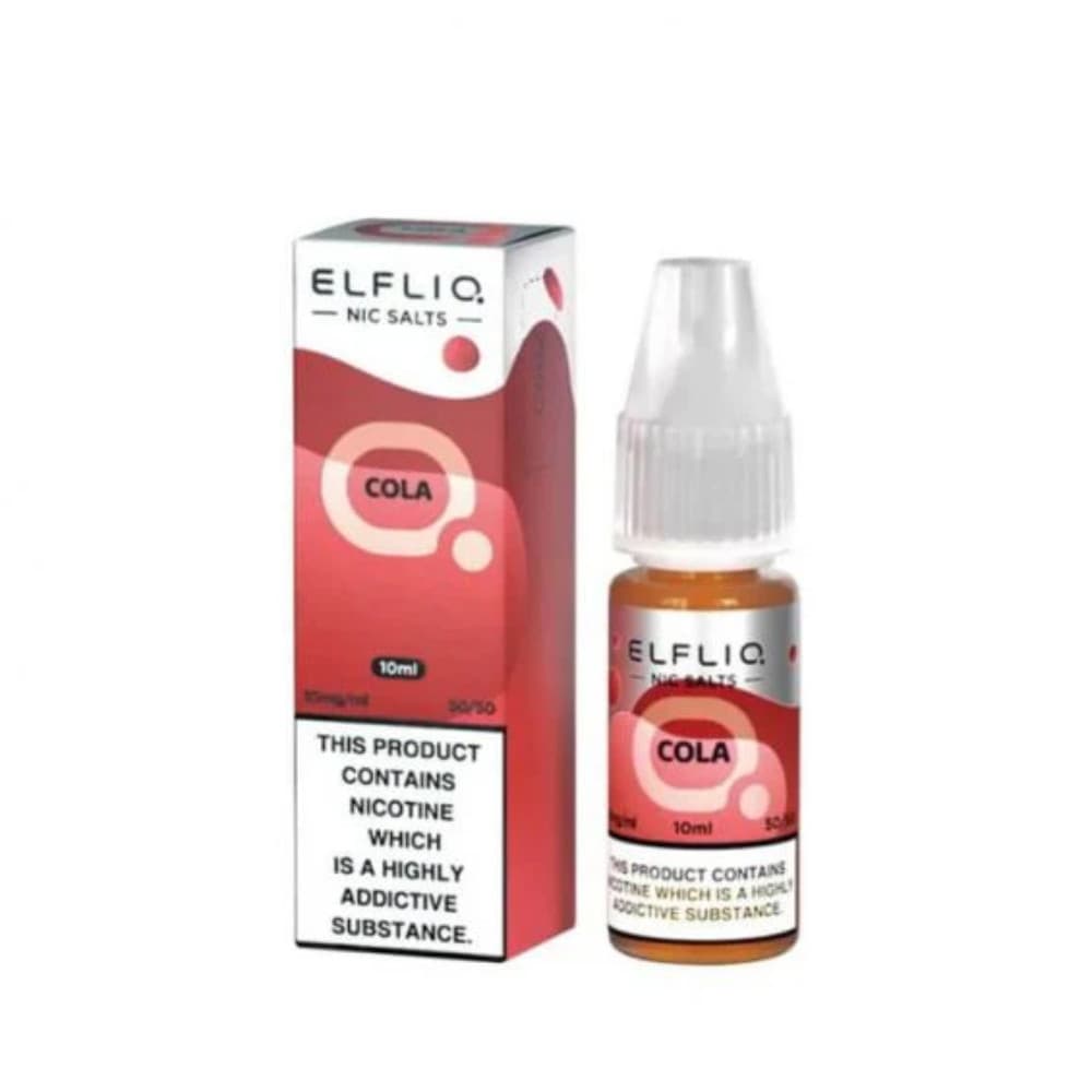  Cola / 10mg Elf Bar Elfliq Nic Salt E-Liquids 10ml Box of 10