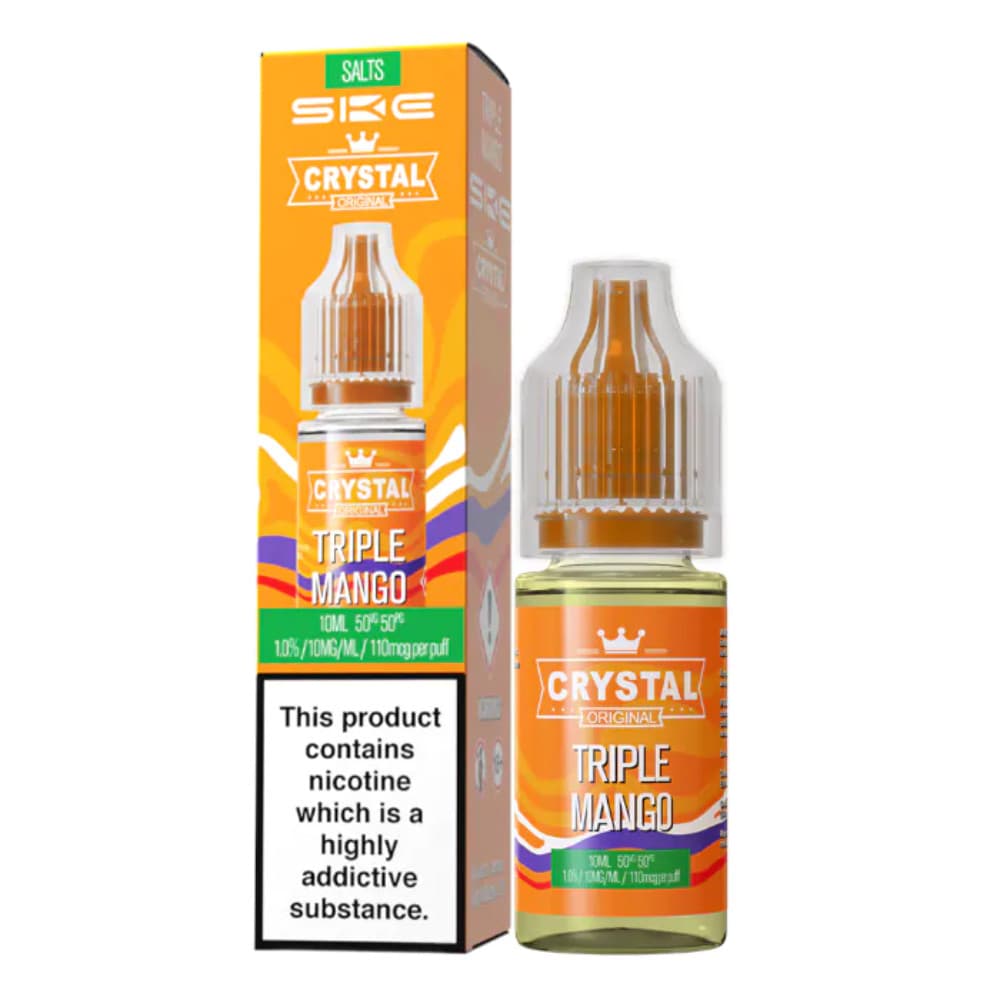  Triple Mango / 20mg Ske Crystal Nic Salts E-Liquids 10ml Box of 10