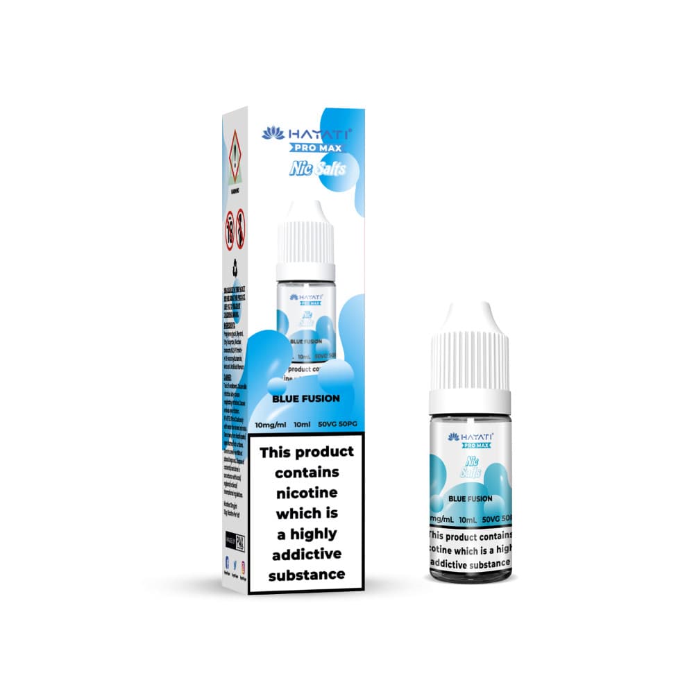  Blue Fusion / 10mg Hayati Pro Max Nic Salts E-Liquids 10ml Box of 10