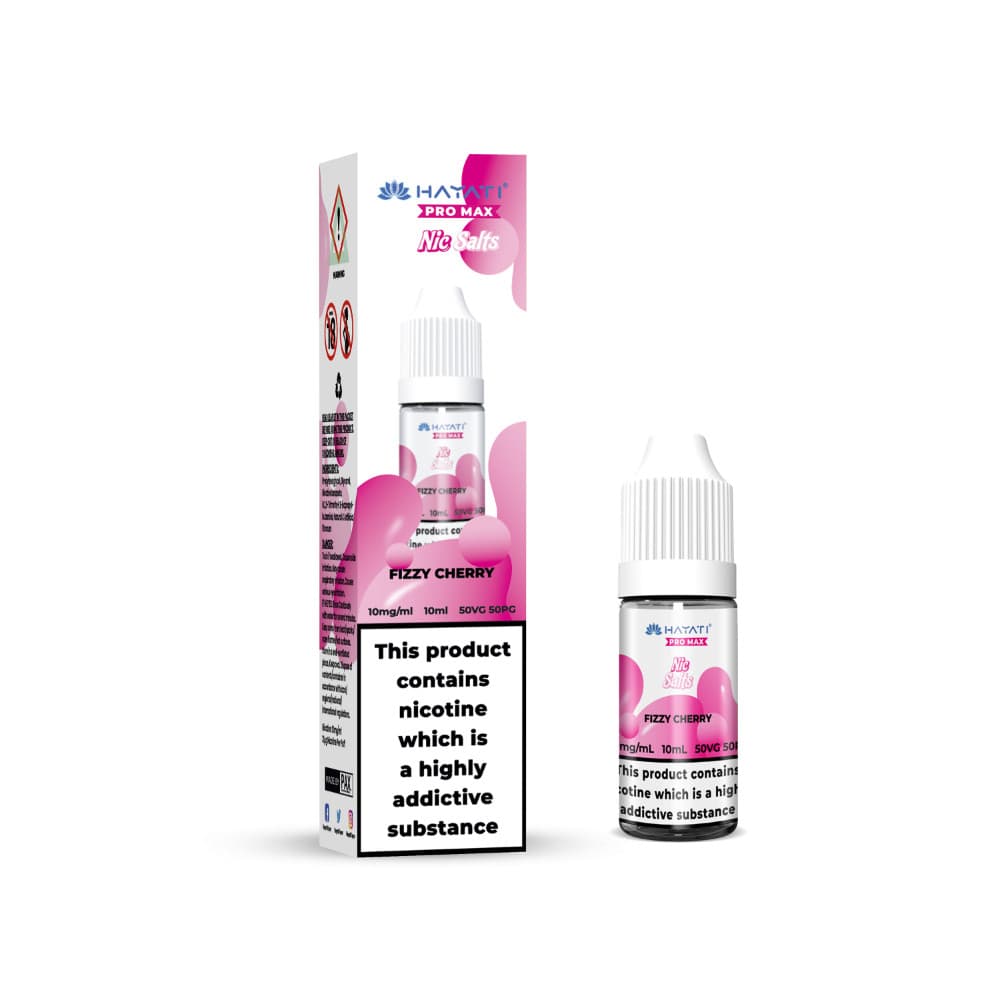  Fizzy Cherry / 20mg Hayati Pro Max Nic Salts E-Liquids 10ml Box of 10
