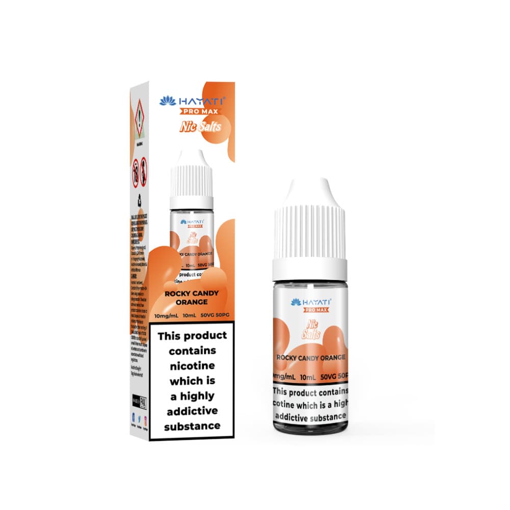  Rocky Candy Orange / 20mg Hayati Pro Max Nic Salts E-Liquids 10ml Box of 10