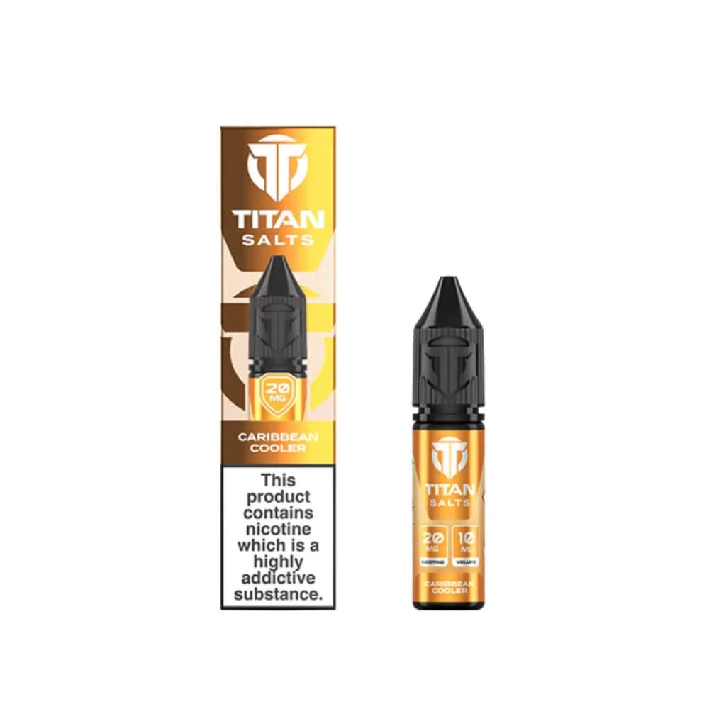  Caribbean Cooler / 20mg Titan Nic Salts e liquids 10ml Box of 10
