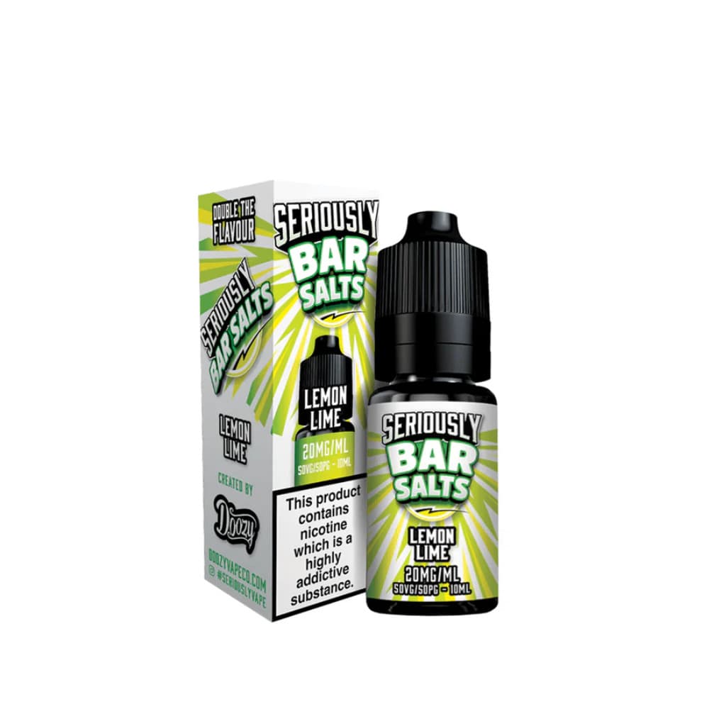  Lemon Lime / 20mg Doozy Seriously Bar Salts 10ml e liquids 10ml Box of 10