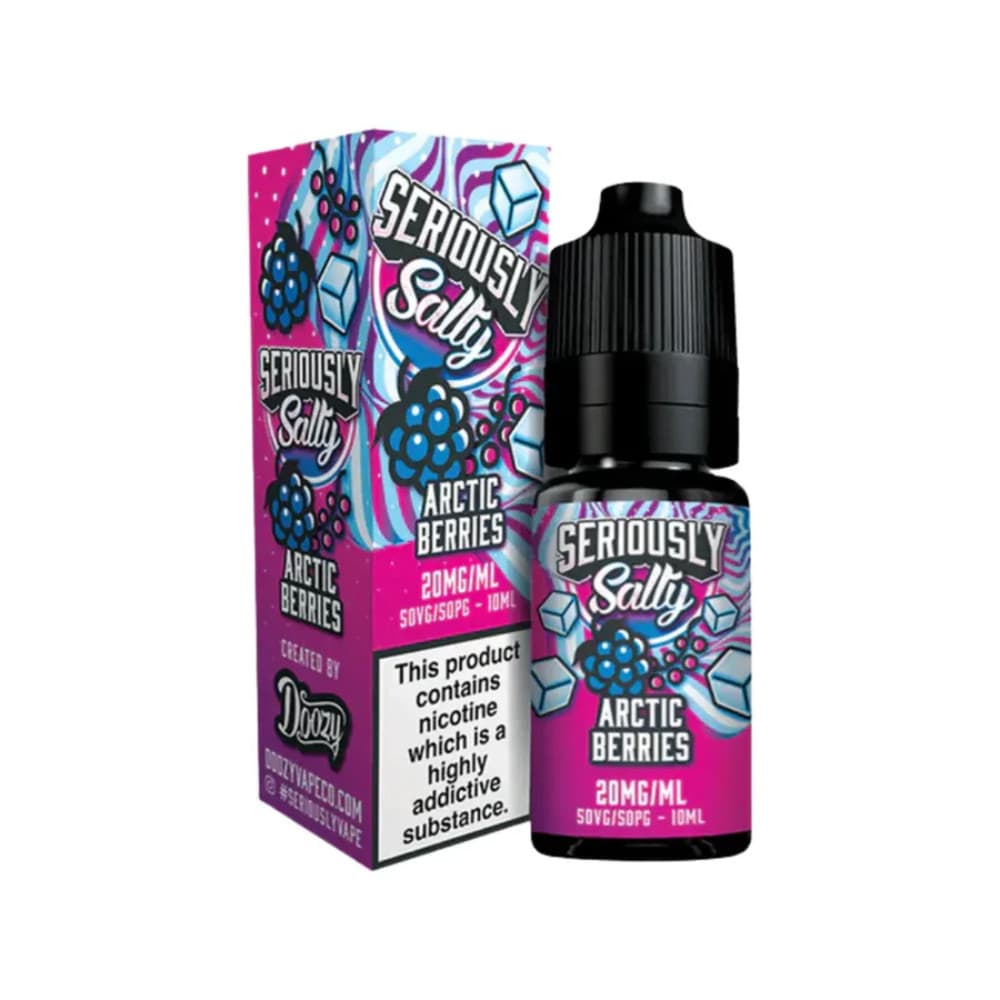  Arctic Berries / 10mg Doozy Seriously Salty Nic Salts e liquids 10ml Box of 10