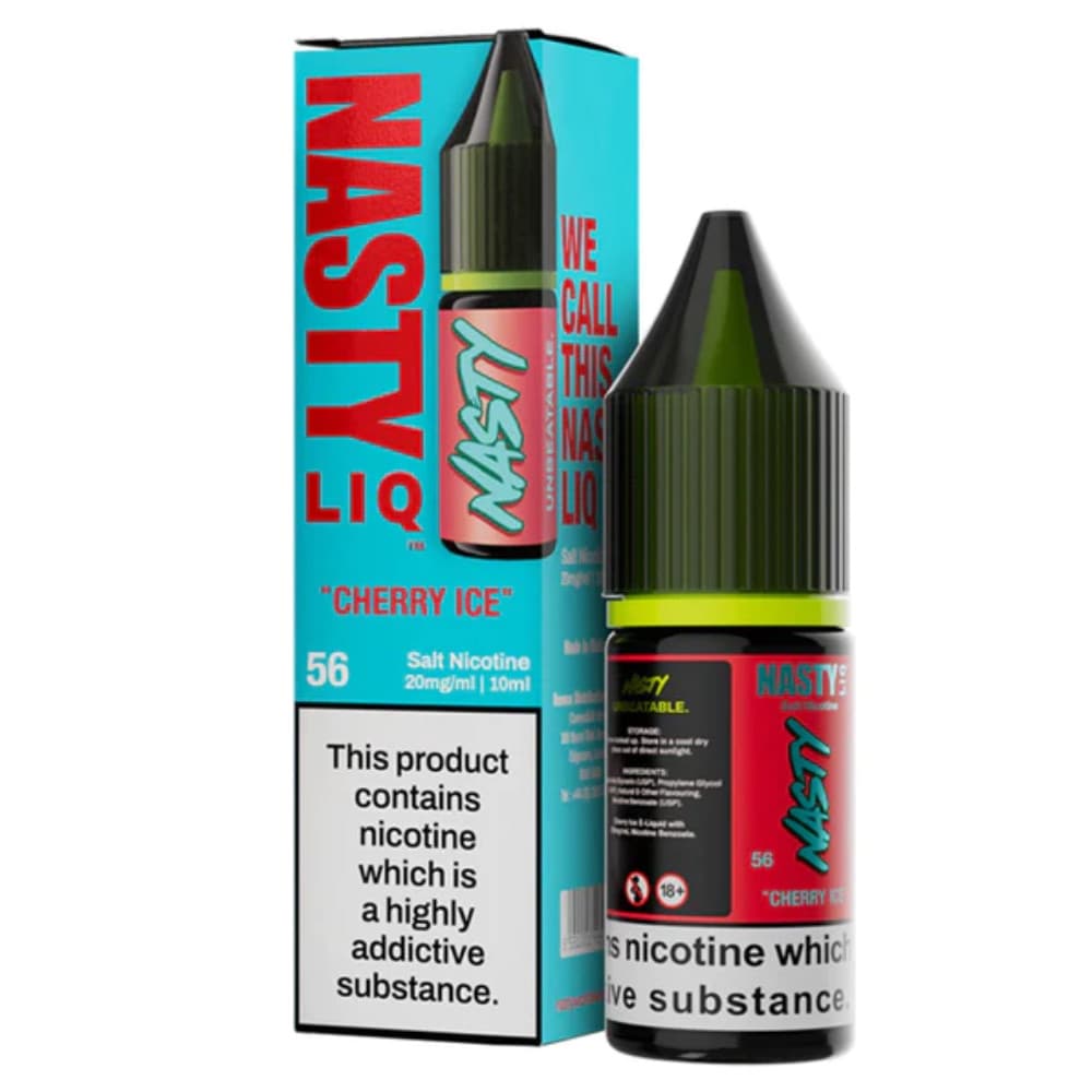  Cherry Ice / 10mg Nasty Liq Nic Salts e liquids 10ml Box of 10