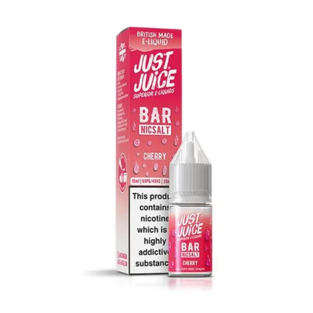  Cherry / 20mg Just Juice Bar Nic Salts e liquids 10ml Box of 10