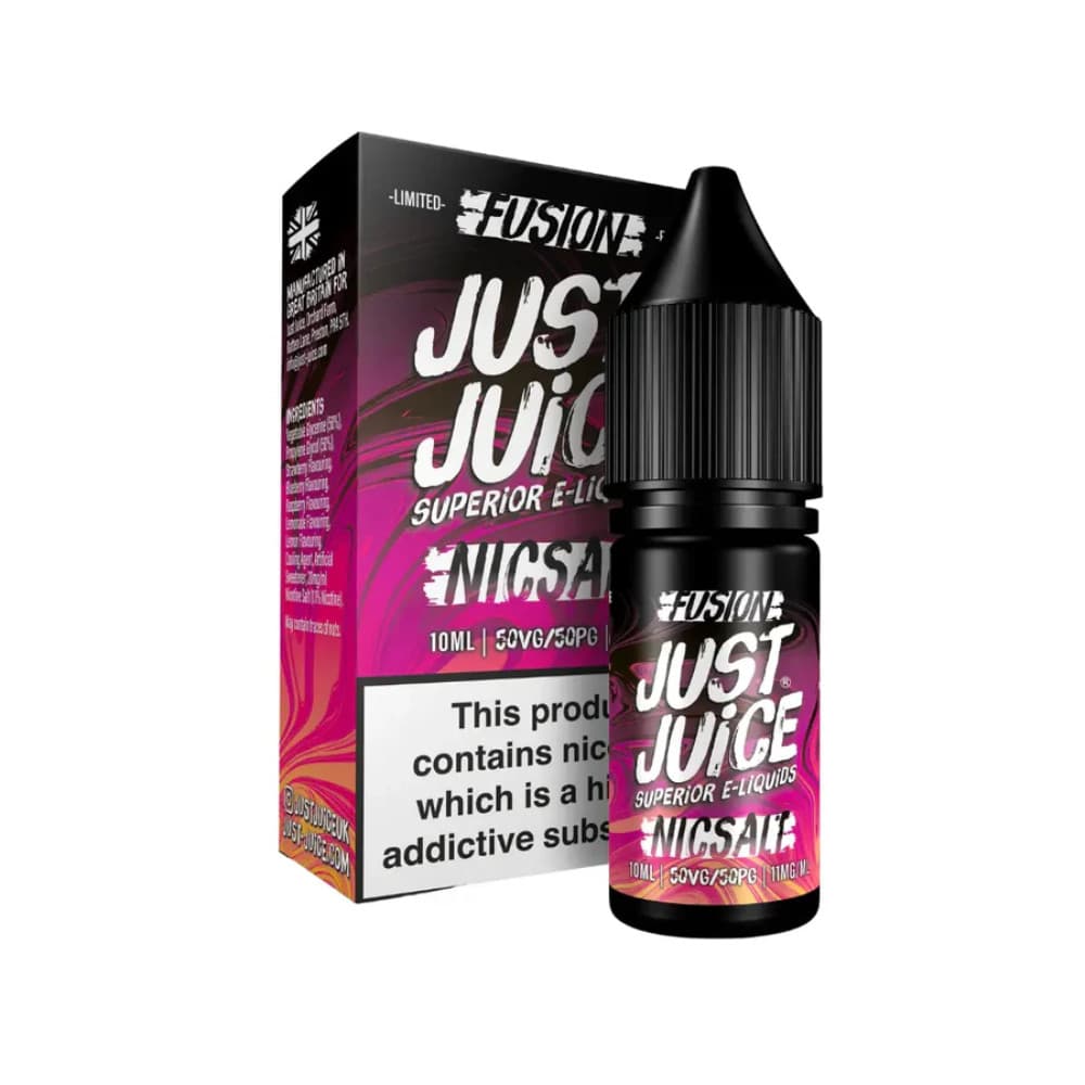  Fusion Berry Burst Lemonade / 20mg Just Juice Original Nic Salts e liquids 10ml Box of 5