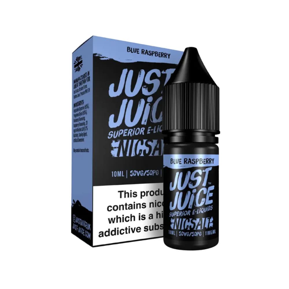  Blue Raspberry / 10mg Just Juice Original Nic Salts e liquids 10ml Box of 5