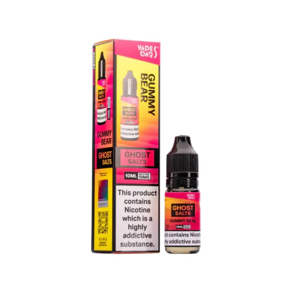  Gummy Bear / 10mg Ghost 3500 Nic Salts e liquids 10ml Box of 10