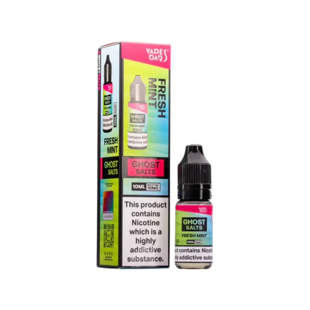  Fresh Mint / 10mg Ghost 3500 Nic Salts e liquids 10ml Box of 10