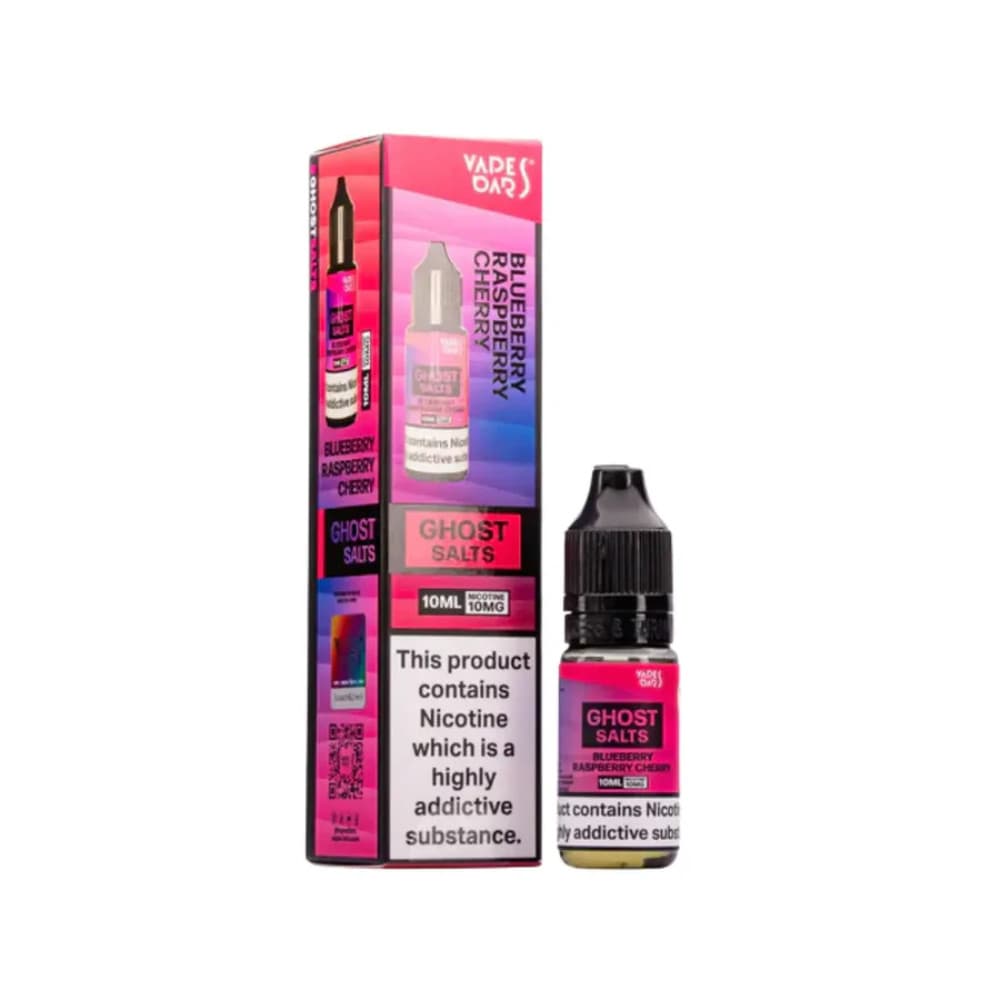  Blueberry Raspberry Cherry / 10mg Ghost 3500 Nic Salts e liquids 10ml Box of 10