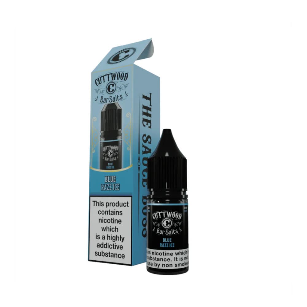  Blue Razz Ice / 20mg Cuttwood Bar Salt Nic Salts e liquids 10ml Box of 10
