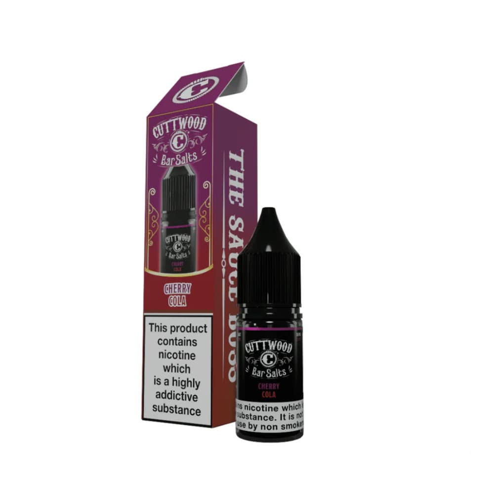  Cherry Cola / 20mg Cuttwood Bar Salt Nic Salts e liquids 10ml Box of 10